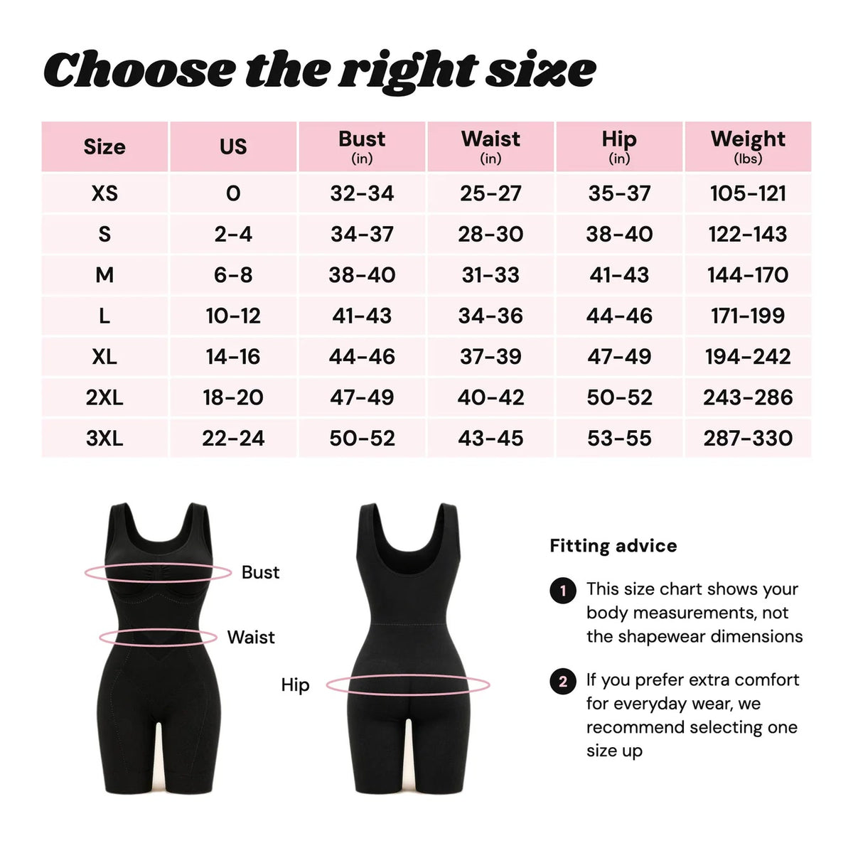 Size guide